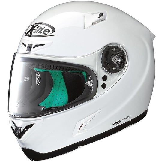Helm Moto Integral Fiber X-Lite X-802 Start-RR 11 Gloss White