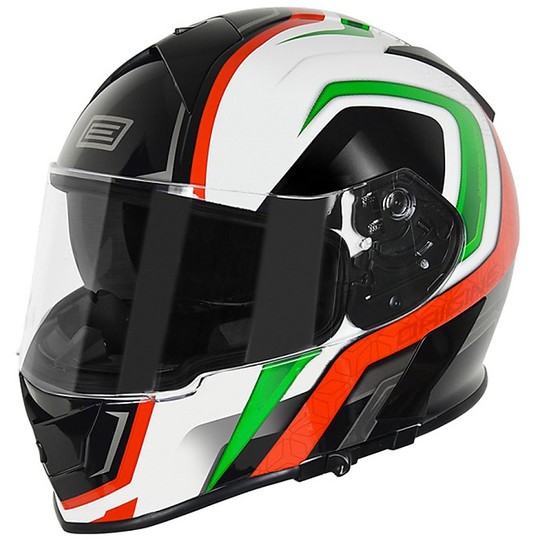 Helm Moto Integral Herkunft italienischen GT Schwarz Weiß