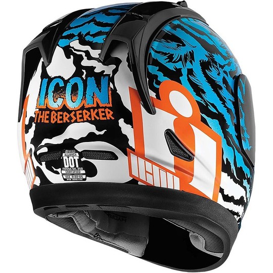 Helm Moto Integral ICON Allianz Berserker Blau