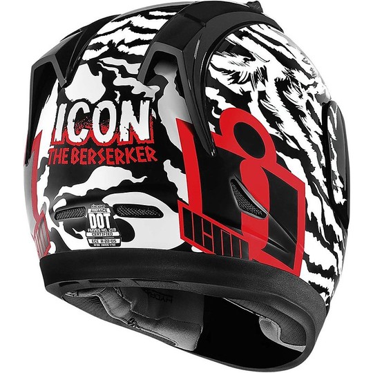 Helm Moto Integral ICON Allianz Berserker Schwarz