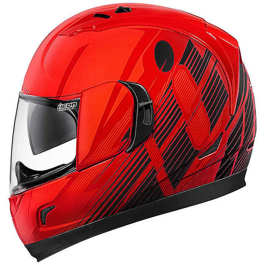 Helm Moto Integral Icon Allianz GT Primary Red