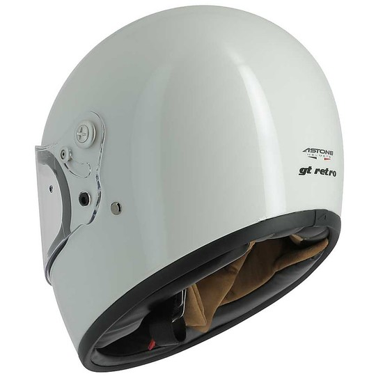 Helm Moto Integral Individuelle Astone GT Zurück Weiß