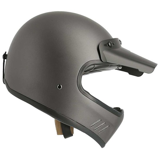 Helm Moto Integral Individuelle Astone Super-Retro Grau,