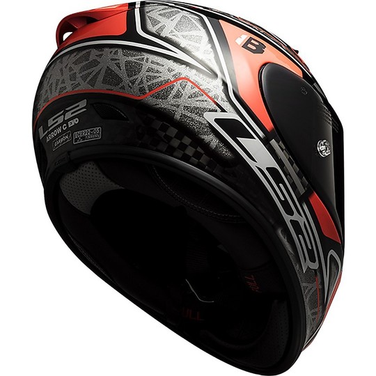 Helm Moto Integral Kohlenstoff Ls2 FF323 Pfeil C-evo Reply Hector Barberà