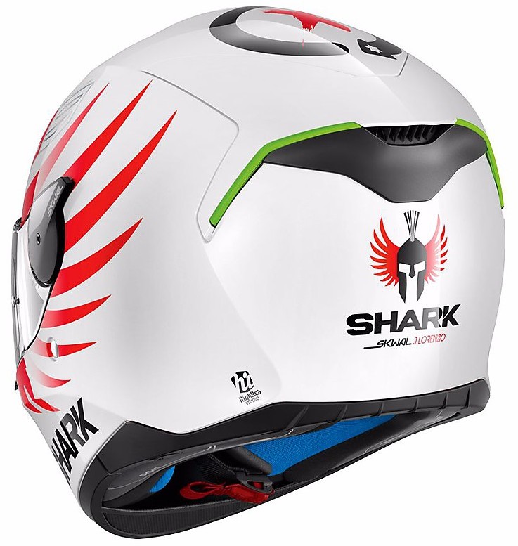 Helm Moto Integral Led Shark Skwal Lorenzo Weiß Schwarz Online-Verkauf -  Outletmoto.eu