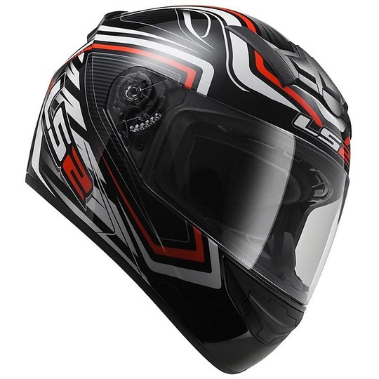 Helm Moto Integral LS2 FF352 Rookie Ranger Schwarz / Rot