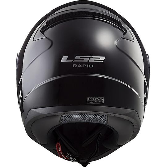 Helm Moto Integral Ls2 FF353 Schnelle Fest Gloss Black