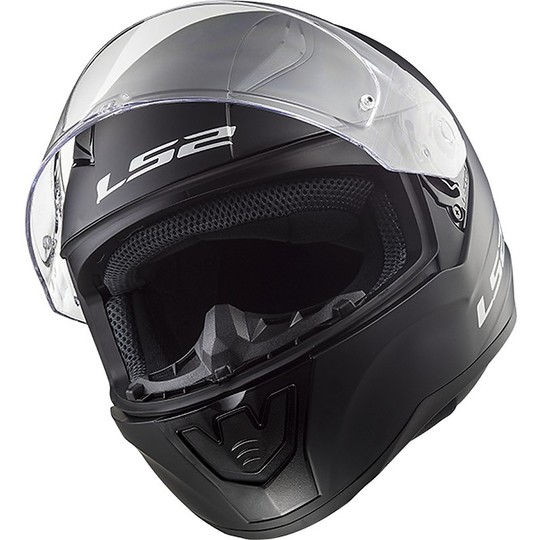 Helm Moto Integral Ls2 FF353 Schnelle Solid Black Matt