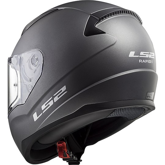 Helm Moto Integral Ls2 FF353 Schnelles Fest Titanium Matt