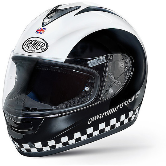 Helm Moto Integral Modell Premier Monza Fiber Retro-Mikrometer