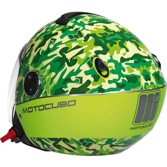 Helm Moto Integral Motocubo New Jet Cube Tarnung HV