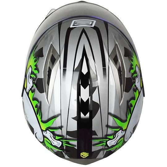 Helm Moto Integral Origin Tonale Kampf Lime