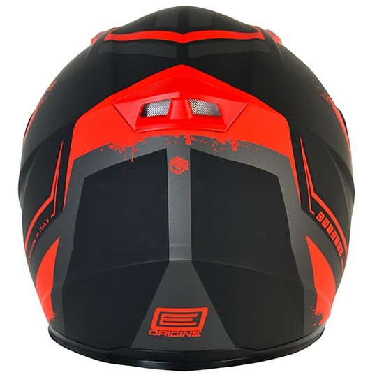 Helm Moto Integral Origin Tonale Power Red Schwarz