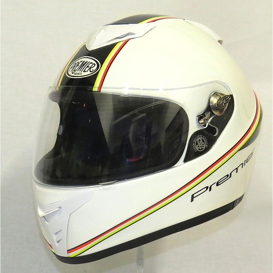 Helm Moto Integral Premier Drache Alter K Fluo Weiß Multi