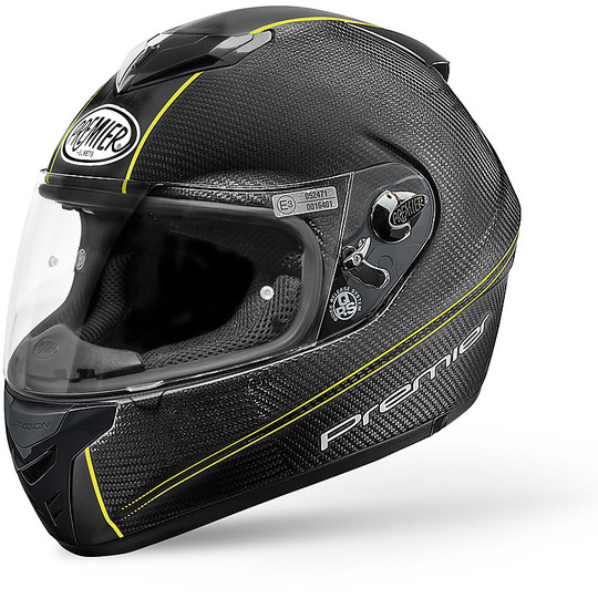 Helm Moto Integral Premier Drache Alter TY Carbon-Gelb