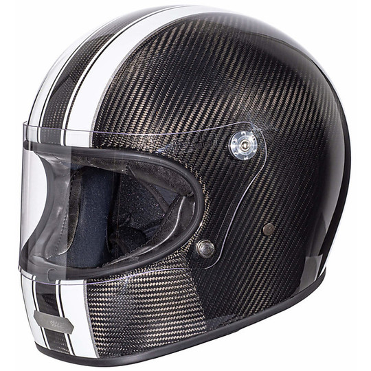 Helm Moto Integral Premier Trophy Stil der 70er Jahre Carbon-T0