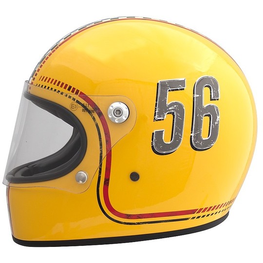 Helm Moto Integral Premier Trophy Stil der 70er Jahre FL12