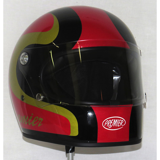 Helm Moto Integral Premier Trophy Super-Multi-Style-70 Black Gold
