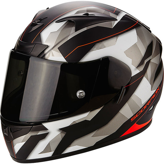 Helm Moto Integral Scorpion Exo-710 Air Furio Red Camouflage