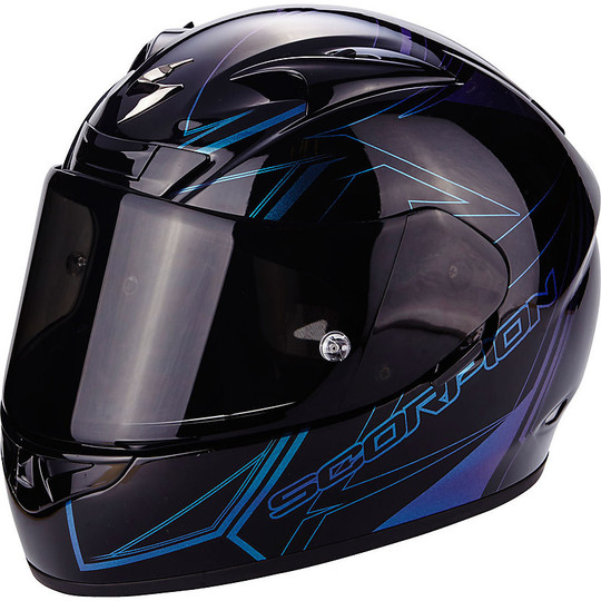 Helm Moto Integral Scorpion Exo-710 Air Line Black Chameleon