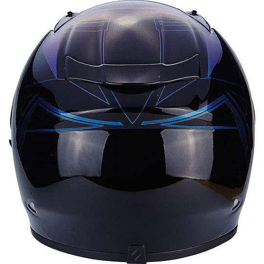 Helm Moto Integral Scorpion Exo-710 Air Line Black Chameleon