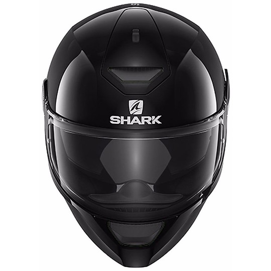 Helm Moto Integral Shark D-Skwal Blank Glossy Black