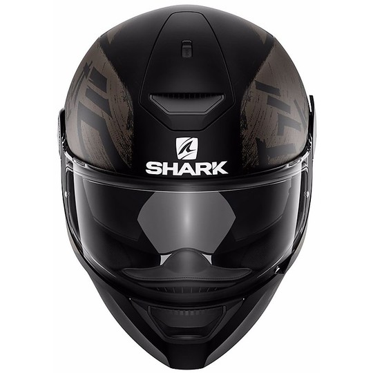 Helm Moto Integral Shark D-Skwal HIWO Mat Schwarz