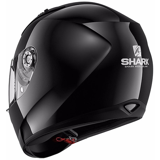Helm Moto Integral Shark Ridil Blank Glossy Black