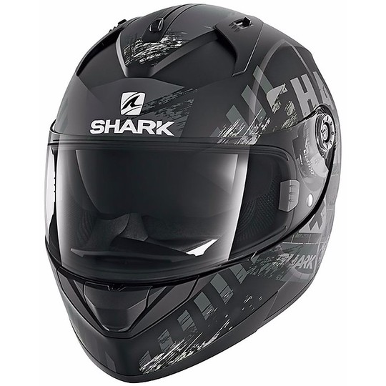 Helm Moto Integral Shark Ridil SkyD Mat Schwarz