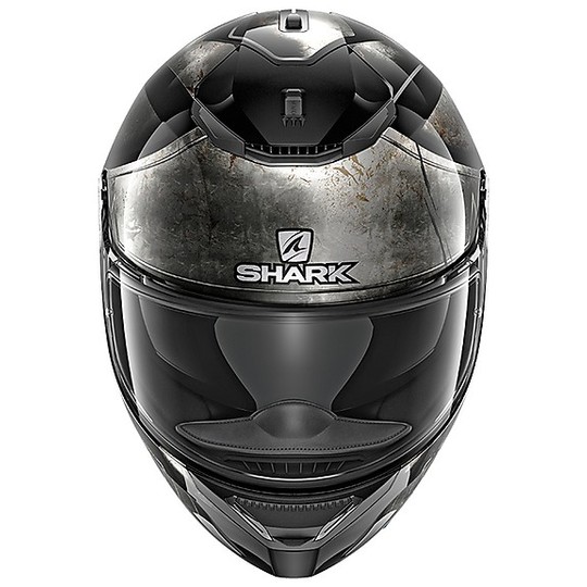 Helm Moto Integral Shark SPARTAN HOPLITE Schwarz Chrom