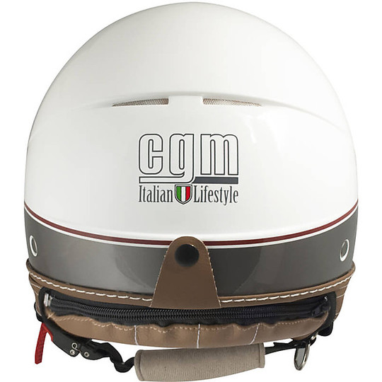 Helm Moto Jet CGM 104G Nairobi Weiß