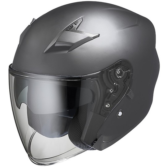 Helm Moto Jet Doppelvisier Ixs 99 1.0 Matt Titanium