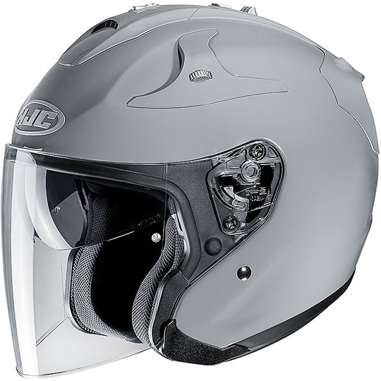 Helm Moto Jet HJC FG-JET Doppel Visier N. Grau