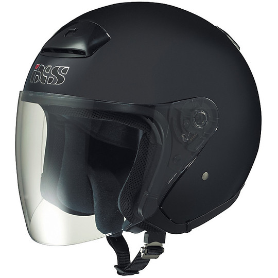 Helm Moto Jet lange Visier IXS HX 118 Matt Schwarz