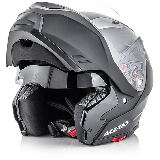 Helm Moto Modular Acerbis Box G-348 Matt Black