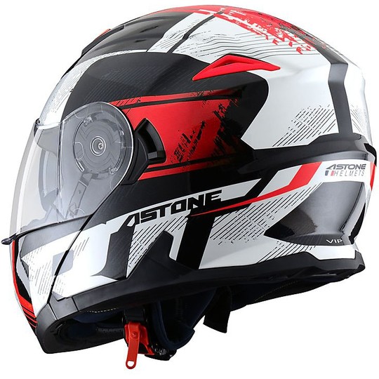 Helm Moto Modular Doppel Zulassung Astone RT 1200 Vip Red