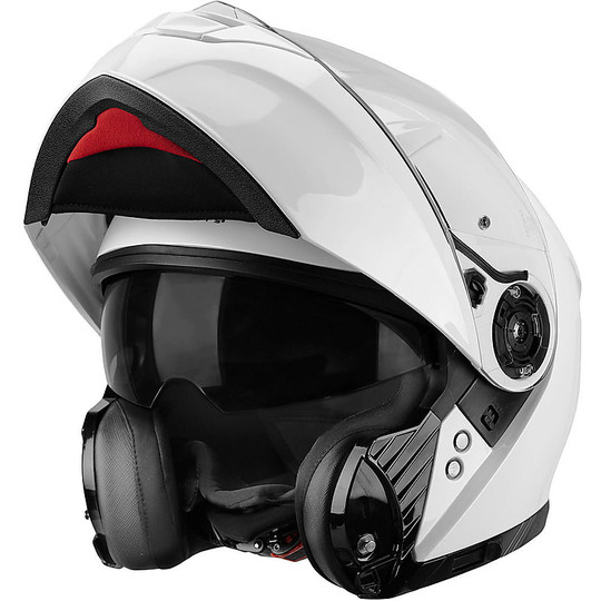 Helm Moto Modular Ein Überblick 2.0 Doppel Visier Gelb Schwarz hy Vision