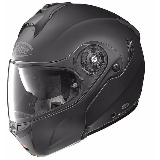 Helm Moto Modular Fiber X-Lite X-1004 Elegance N-Com Flat Black 04