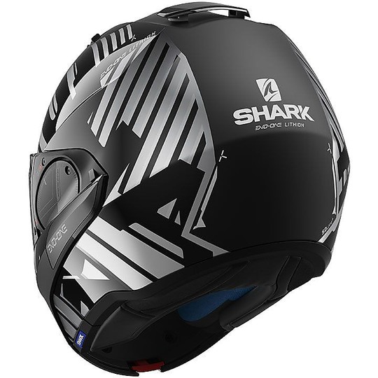 Helm Moto Modular Geoffnet Werden Shark Evo One Dual 2 Lithion Chrom Schwarz Anthrazit Online Verkauf Outletmoto Eu