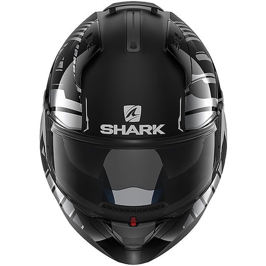 Helm Moto Modular Geoffnet Werden Shark Evo One Dual 2 Lithion Chrom Schwarz Anthrazit Online Verkauf Outletmoto Eu