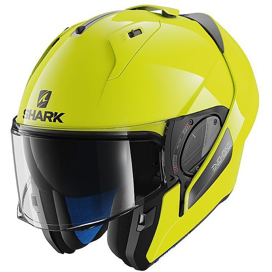 Helm Moto Modular geöffnet werden Shark EVO ONE 2 HALLO-SICHT gelb fluoreszierend