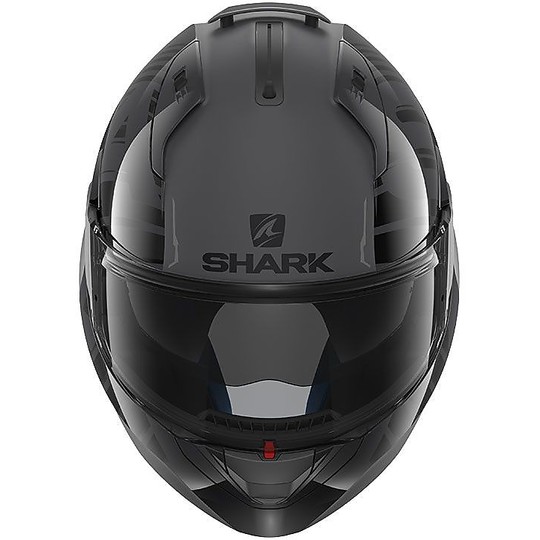Helm Moto Modular geöffnet werden Shark EVO ONE DUAL Líthion 2 Anthrazit Schwarz