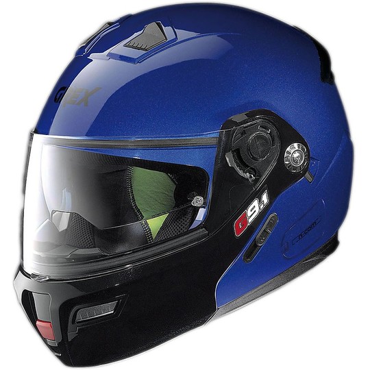 Helm Moto Modular Grex G9.1 Evolve Paar N-COM Cayman Blau