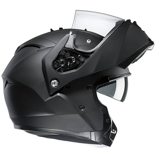 Helm Moto Modular HJC ISMAX 2 Elements MC10 Weiß Grau Schwarz Doppelmasken