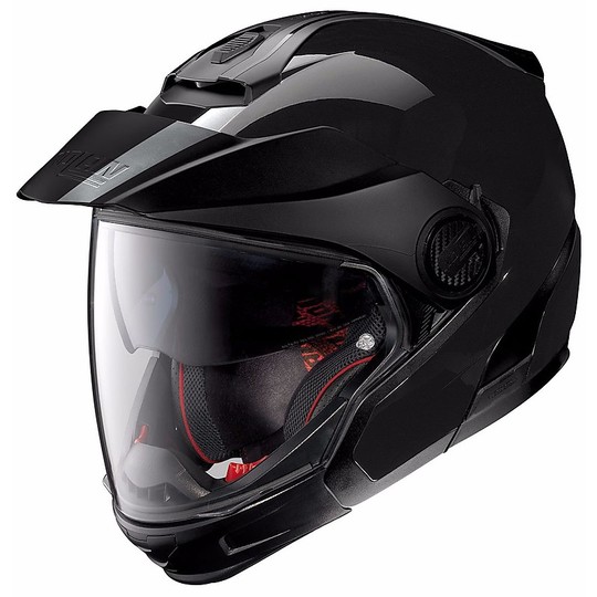 Helm Moto Modular Nolan Crossover N40.5 GT Klassische N-COM Gloss Black