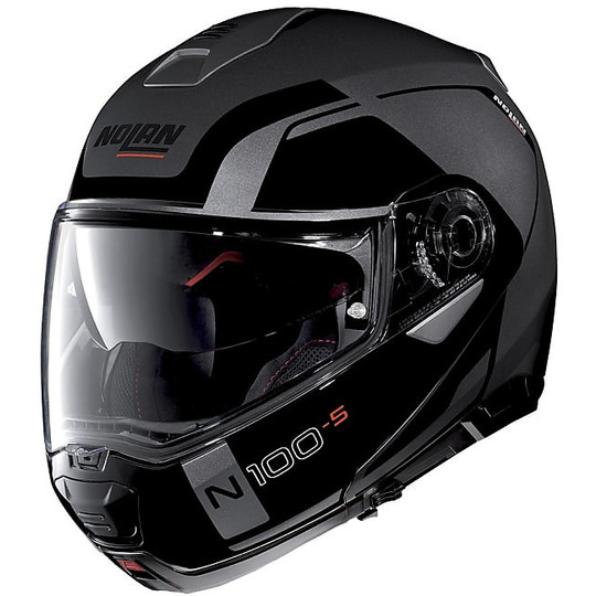 Helm Moto Modular Nolan N-Com N100.5 Consistency 020 Wohnung Lavagrau