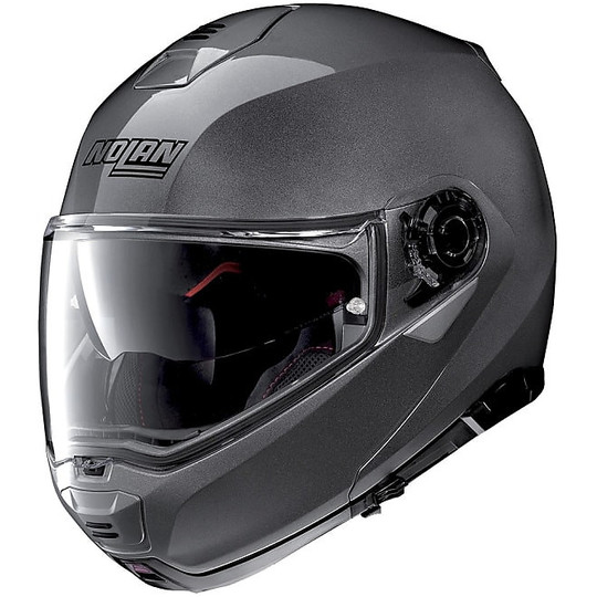 Helm Moto Modular Nolan N100.5 Klassische N-Com Lavagrau 004