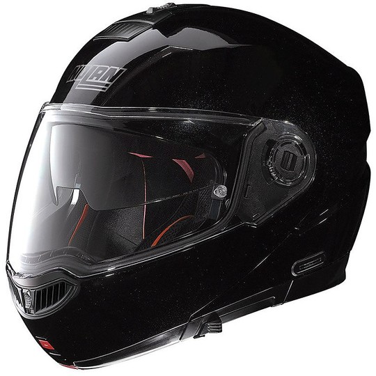 Helm Moto Modular Nolan N104 Spezielle N-COM 012 Absolute Black Metal