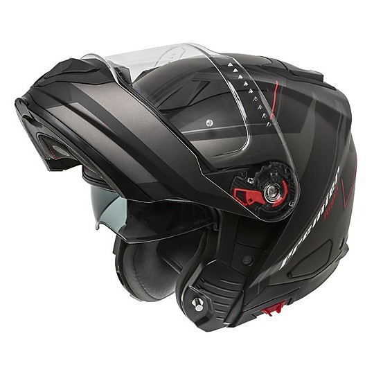 Helm Moto Modular RG Premier DELTA 92 BM Matt Schwarz Rot