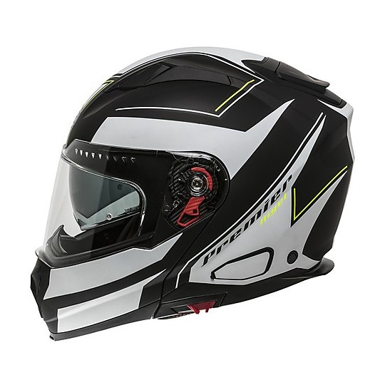 Helm Moto Modular RG Premier DELTA Y BM Schwarz Matt White